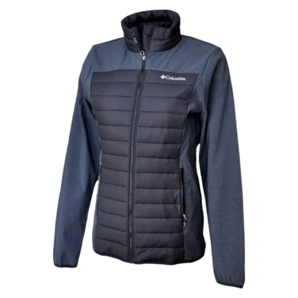 Columbia Women's Track Lines Hybrid Light Insulated Full Zip Jacket Size Small - Picture 16 of 16